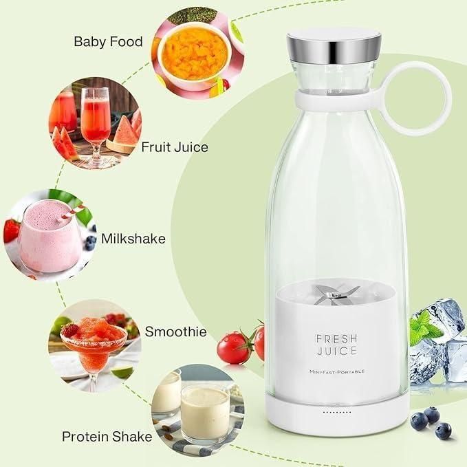 Pink Portable Mini Juice Blender