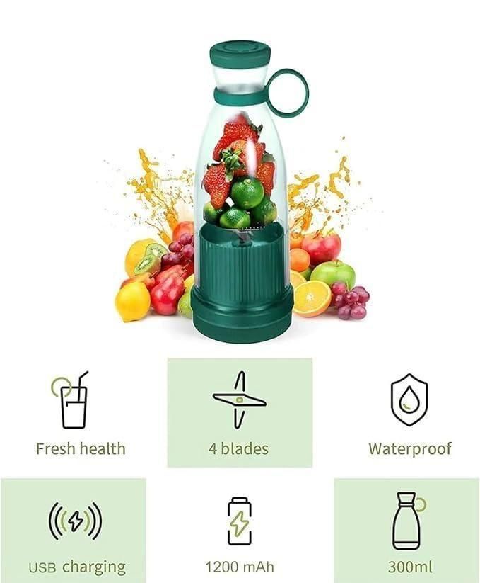 Pink Portable Mini Juice Blender